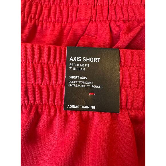 NEW Adidas Mens Shorts‎ Bundle of 2 Pairs Red Axis Sz XS - Picture 7 of 8